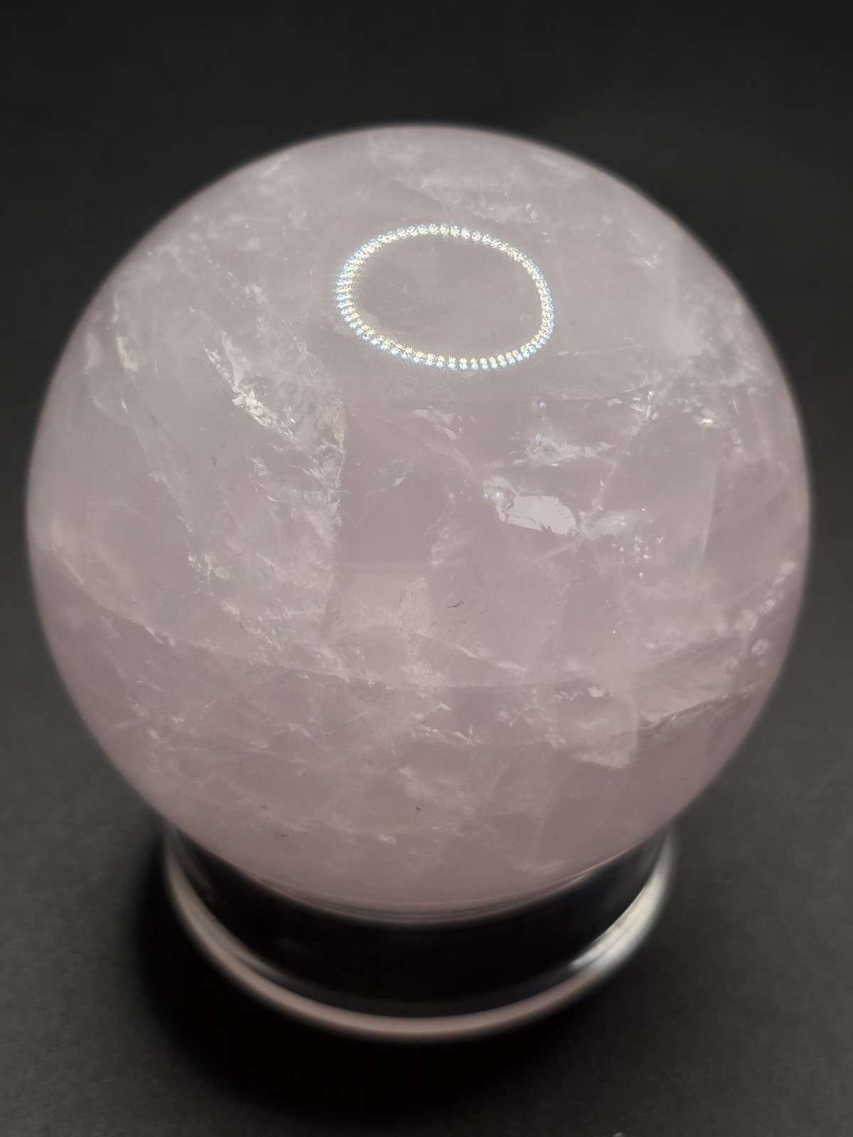 Light Purple Rose Quartz Sphere 59.7mm