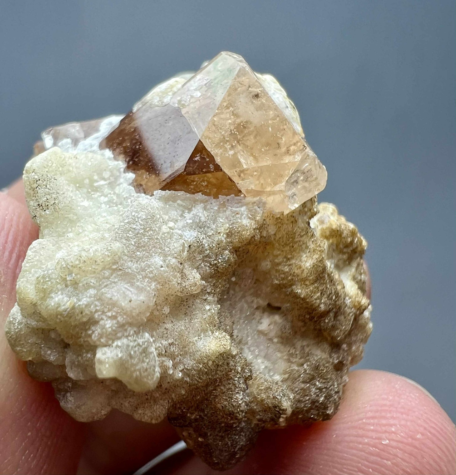 103 Carat Amazing Eye Clean Honey Topaz Crystals On Feldspar From Skardu @PAK