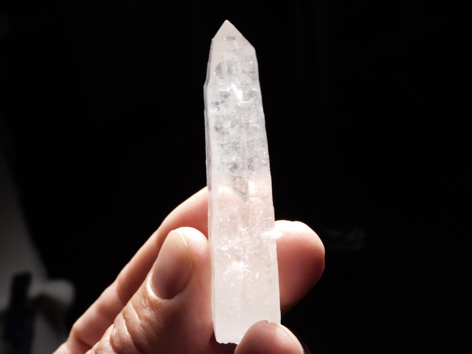 Long! Translucent! QUARTZ Crystal TWIN 100% Natural Brazil 46.1gr