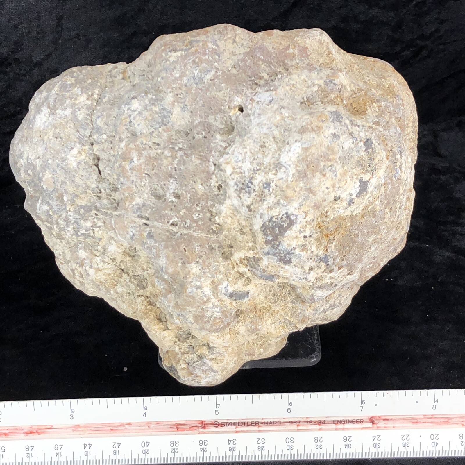 6″ Uncut Geode Quartz Crystal Chalcedony Unopened Non Rattling Solid 4.6Lb LG