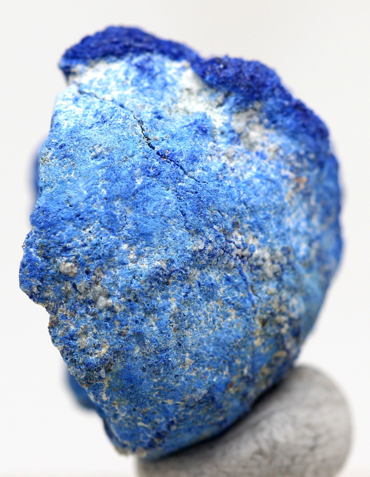 AZURITE GEODE Crystal Cluster Mineral Specimen Section Gemstone RUSSIA