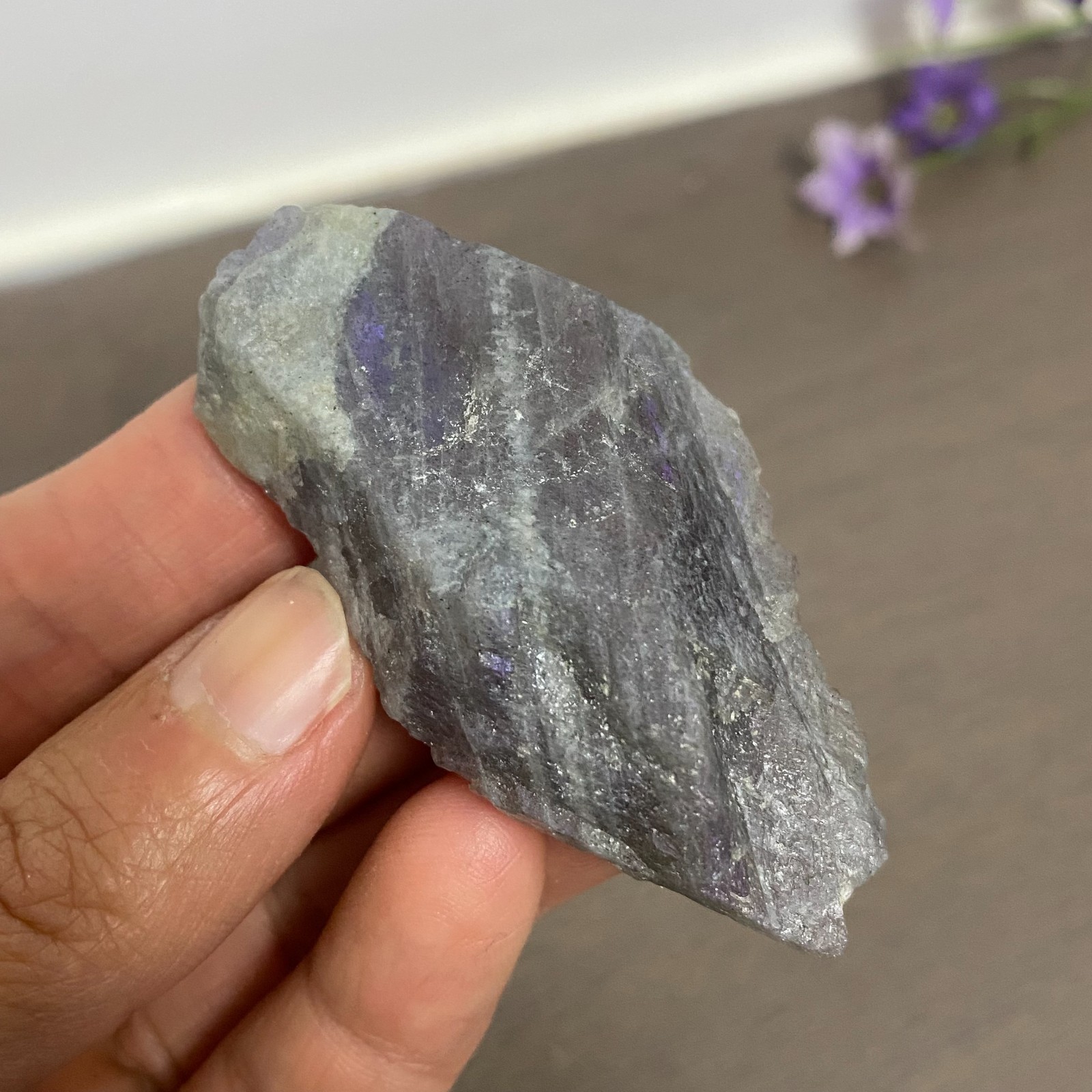 131g 3Pcs Top Labradorite Crystal Stone Rough Mineral Specimen Healing