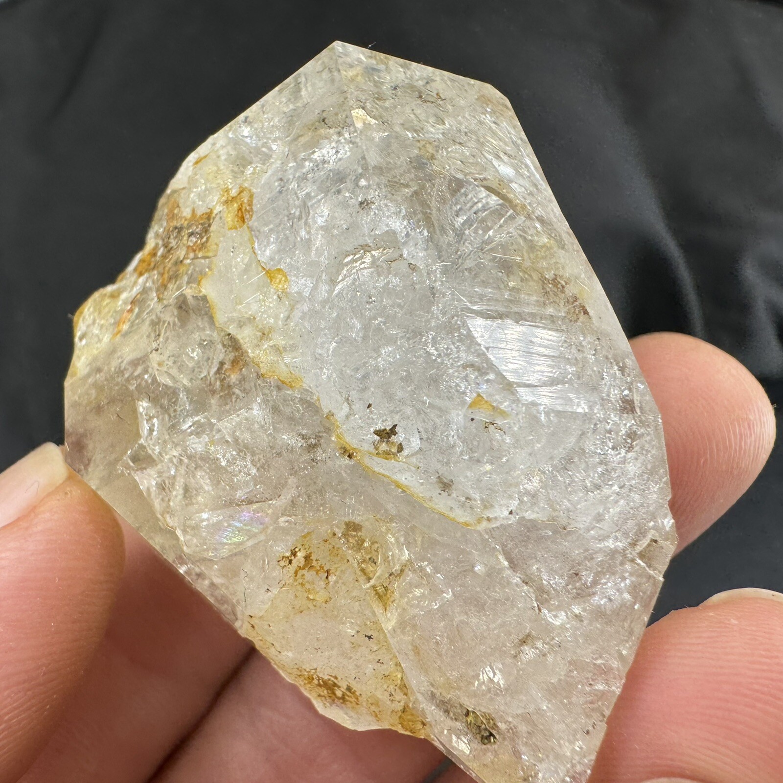 Herkimer Diamond Quartz Crystal Point / from New York
