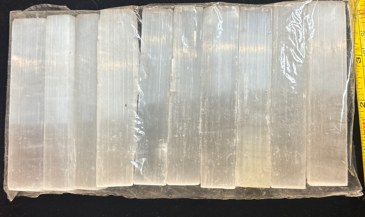 4 inch selenite wands 10 pieces
