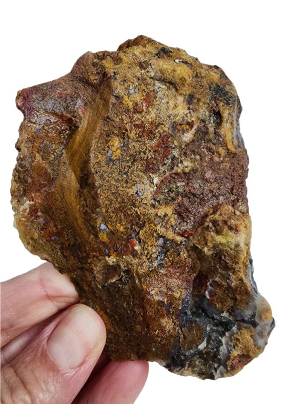 Moss Agate Faced Rough 178.2 grams