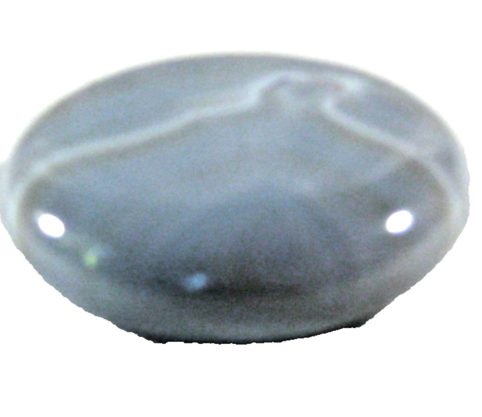 Botswana Agate Polished Disc or Palm Stone 52 mm 76 g