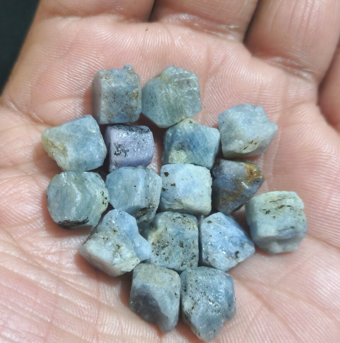 Ultimate A+ Madagascar Blue Sapphire Raw 188.25 Crt Size 8-13 MM Loose Gemstone