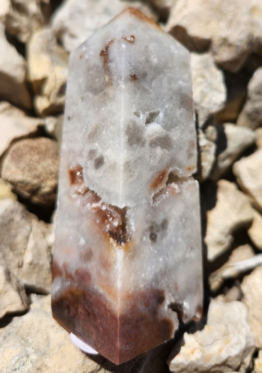 Sphalerite Tower Crystal Chakra Point Gemstone Mineral Reiki