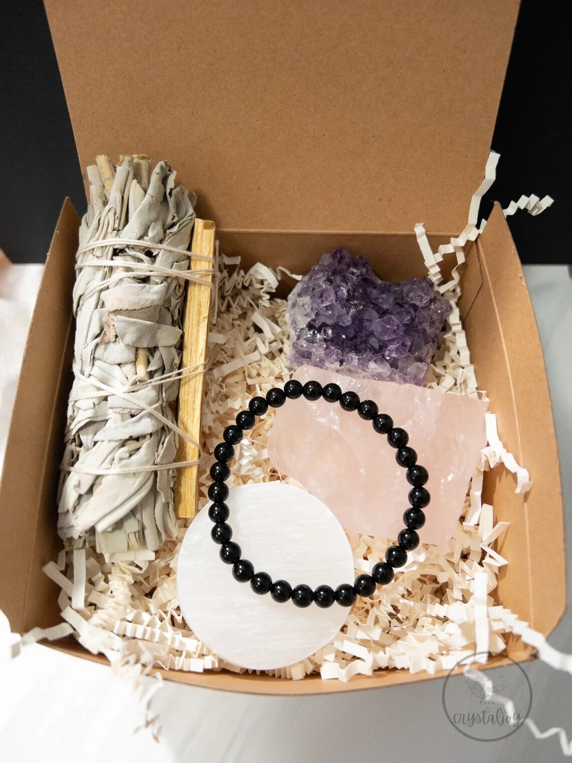 Beginner Crystal Gift Set, Healing Crystal Energy Gift for Beginner – NEW