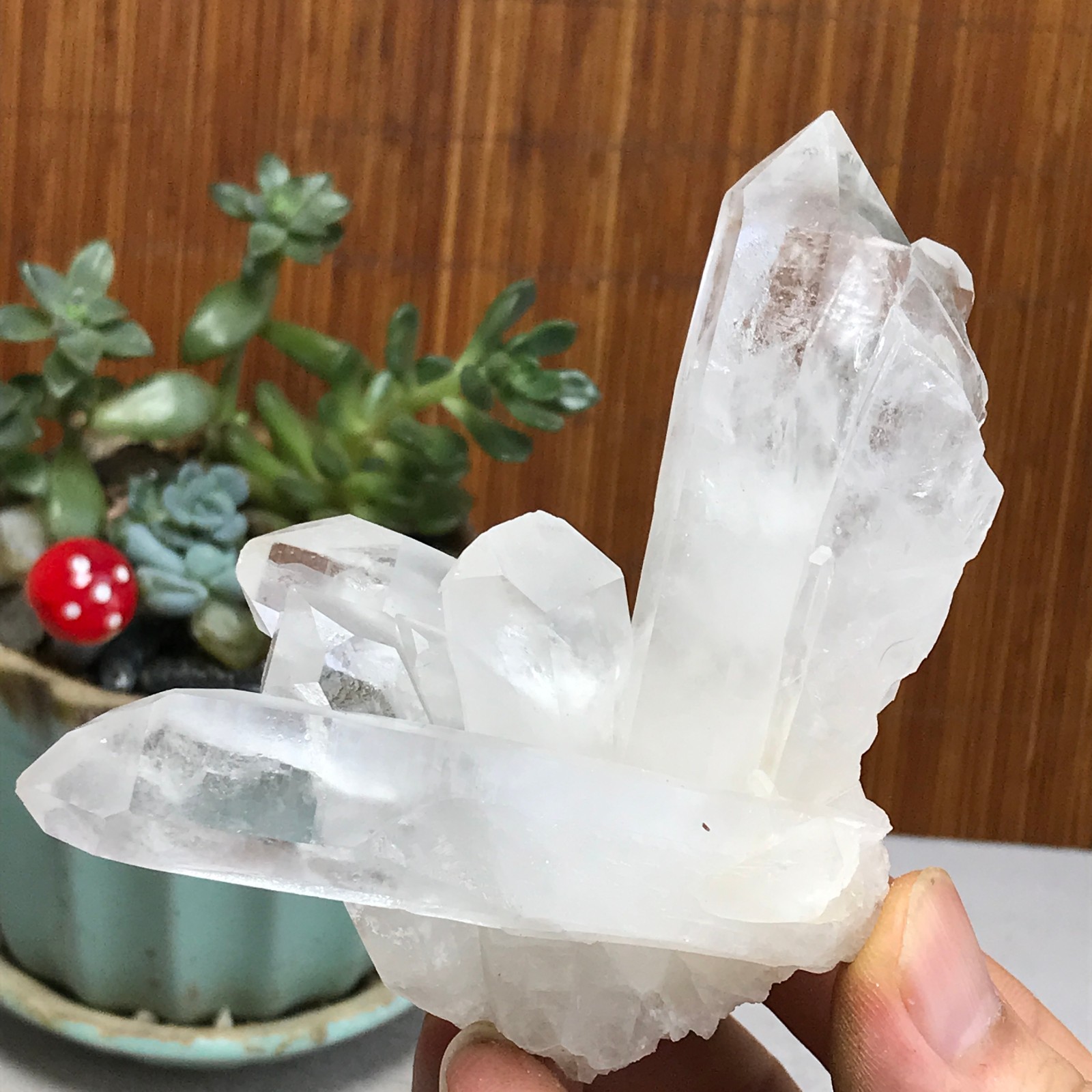 92-78-42mm Natural crystal clusters pretty Quartz Mineral Specimen 149g A6987