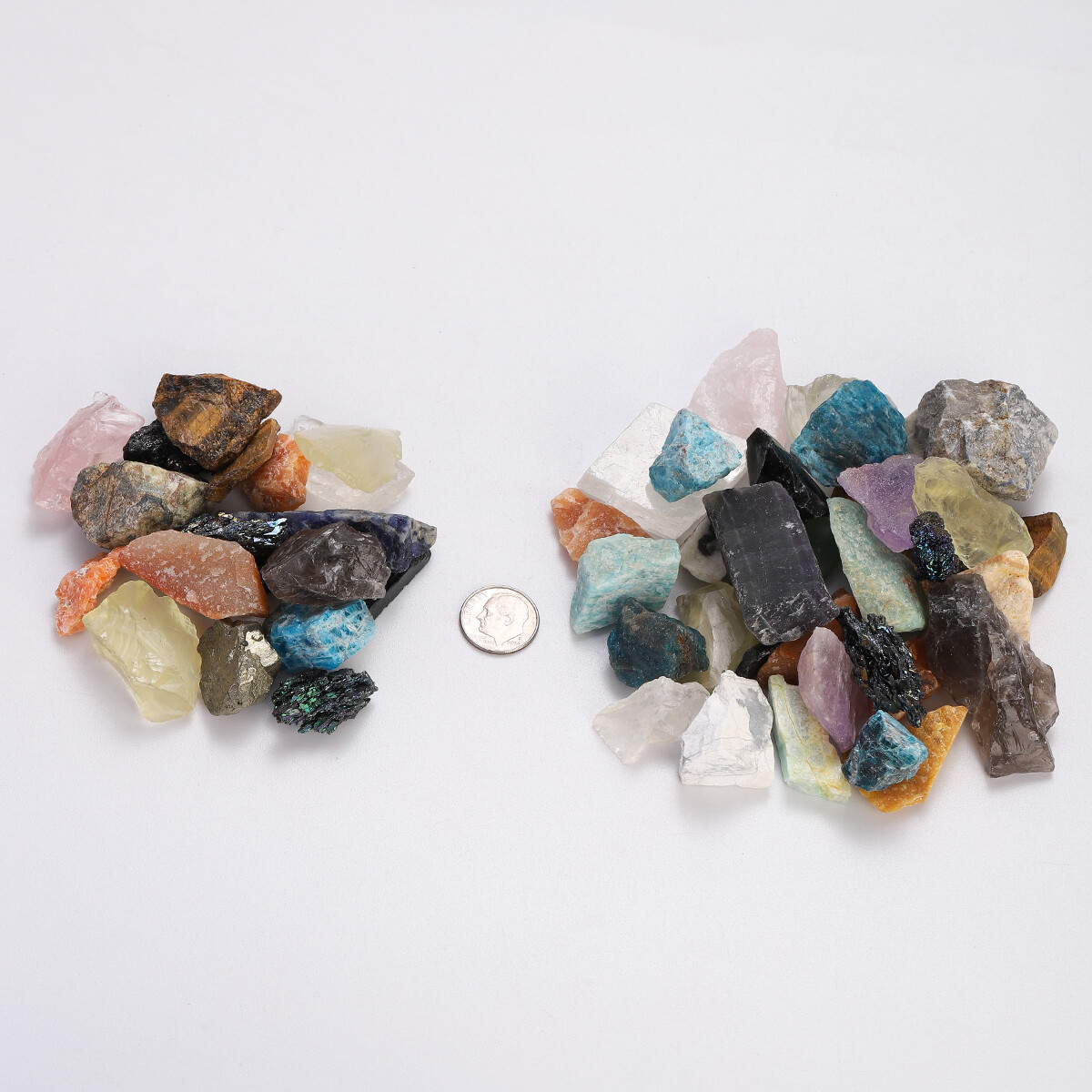 1/2 Lb Lot Natural Crystals Mineral Specimens Mixed Gemstones
