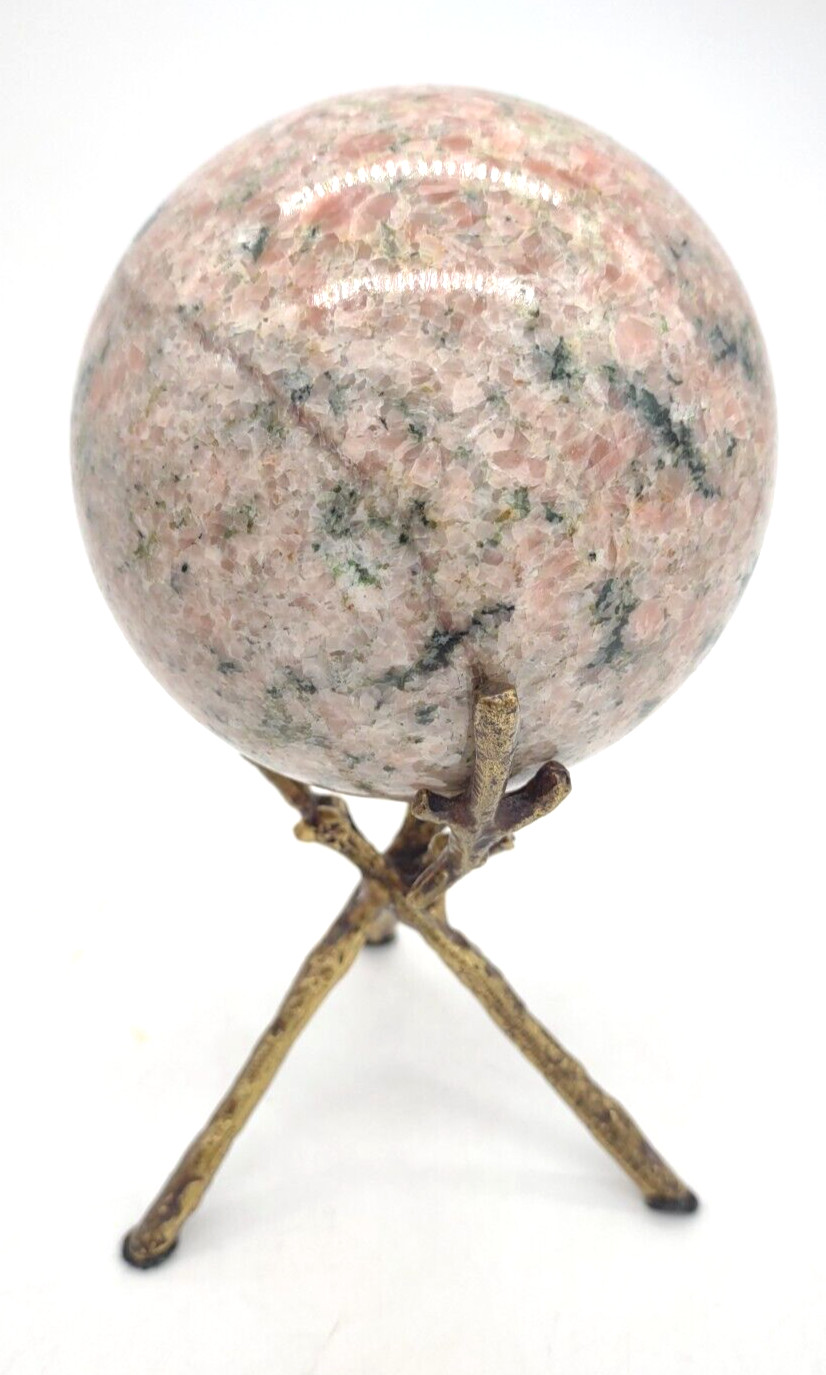 Amethyst Rough Stone Natural Crystal 7-8cm Gemston Sphere Ball with Stand