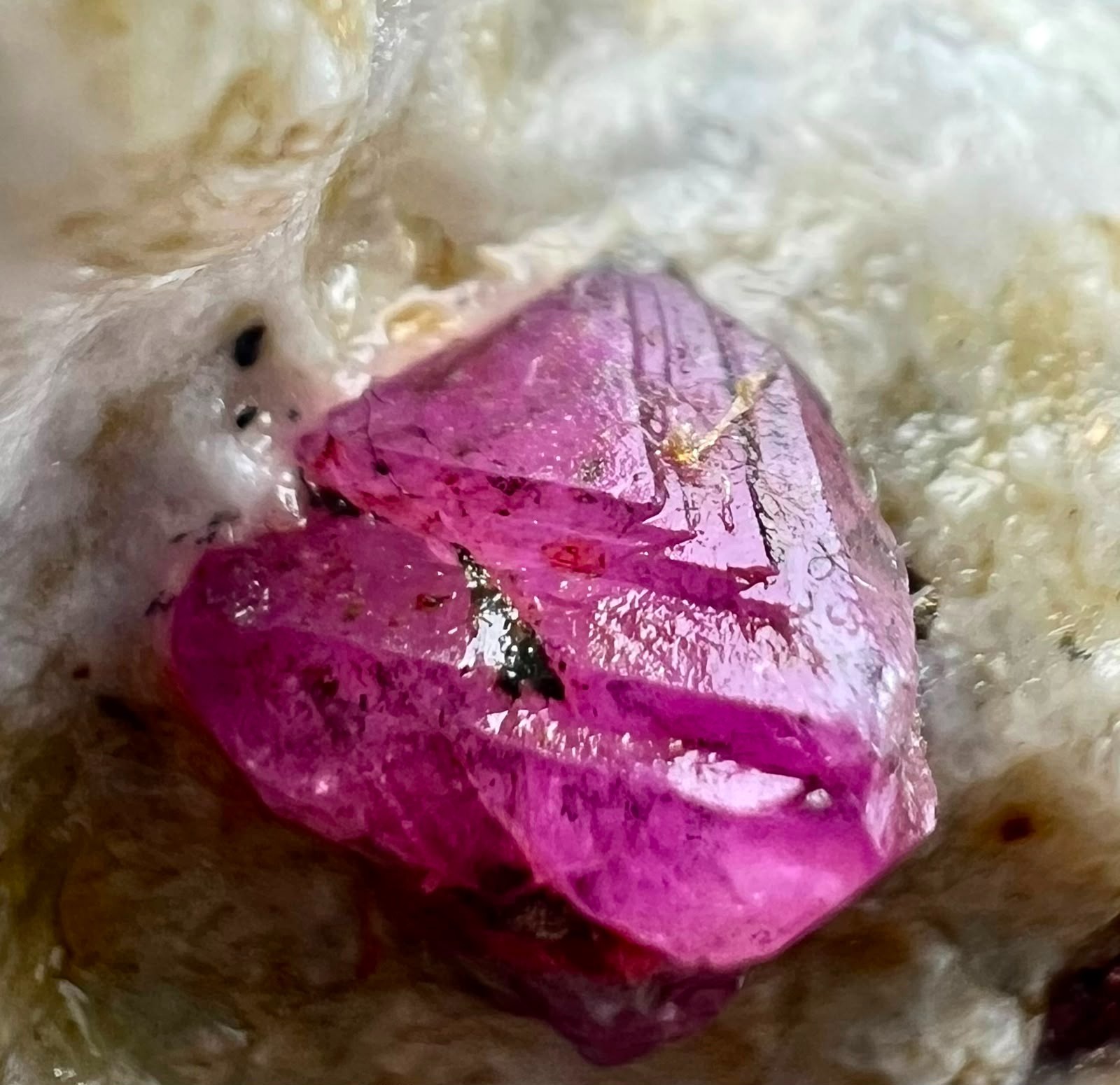 508 CT , Beautiful!!Natural Red Ruby Crystal on matrix From Jegdalek @Afg