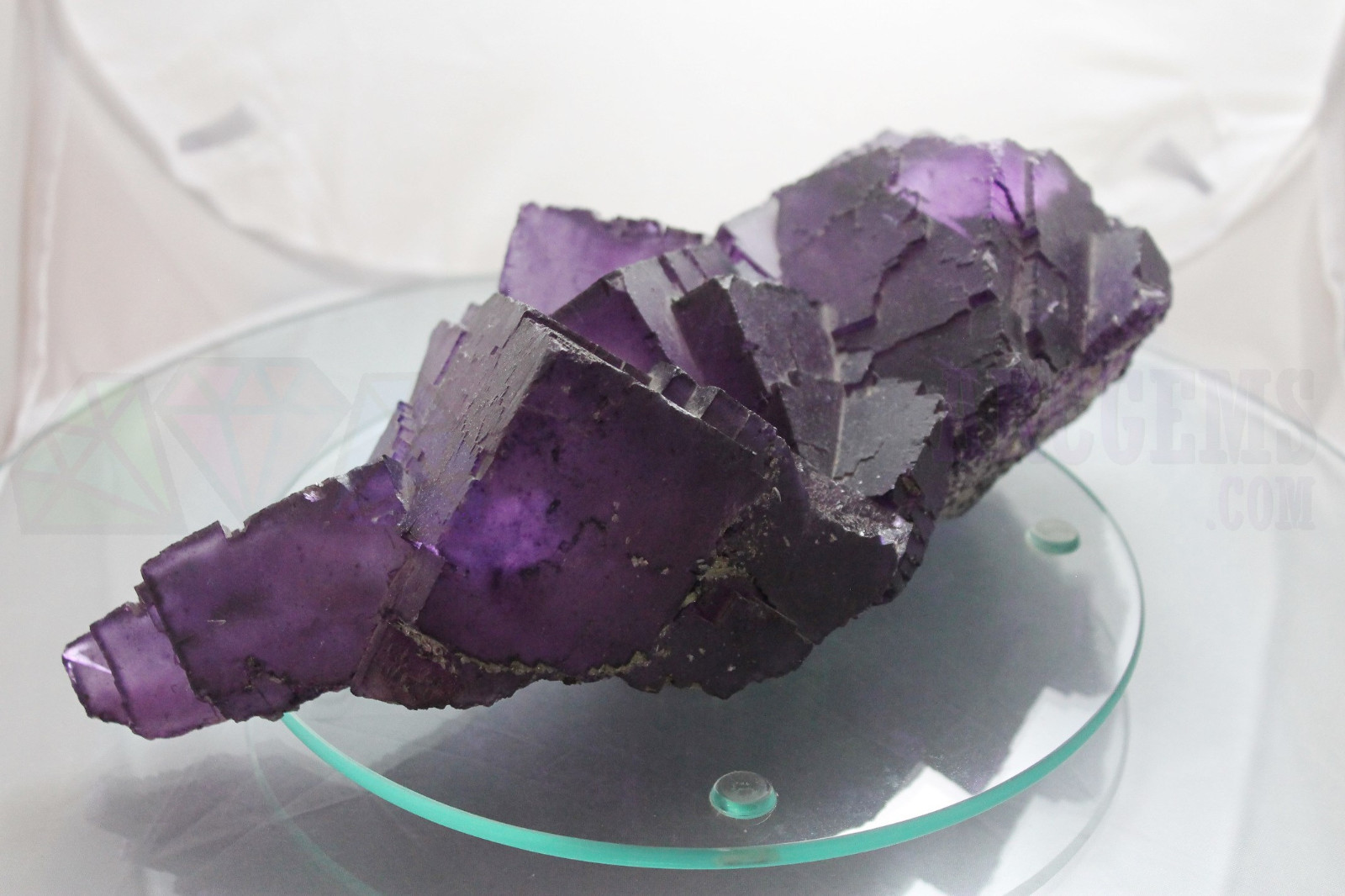 Fluorite Crystal 2.4kg Museum Quality Eye Clean Big Natural Gemstone Specimen