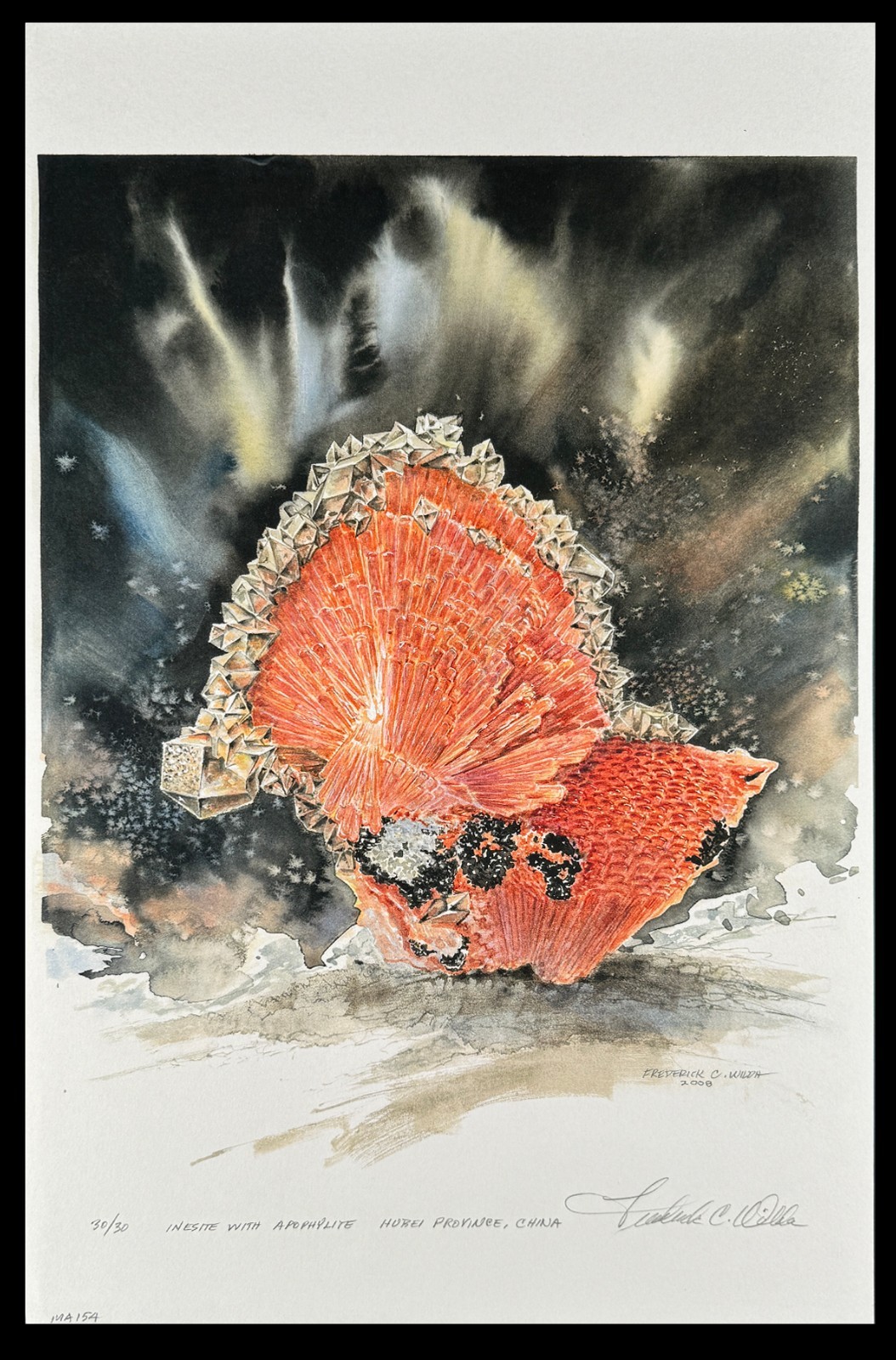 Fred Wilda – Inesite – China – Limited Edition Mineral Art Print