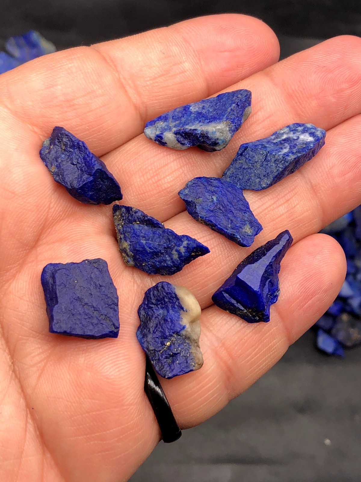 Natural Lapis Lazuli Raw Rough Mine Stone w/Pyrite Chakra Healing 14grams M476.4