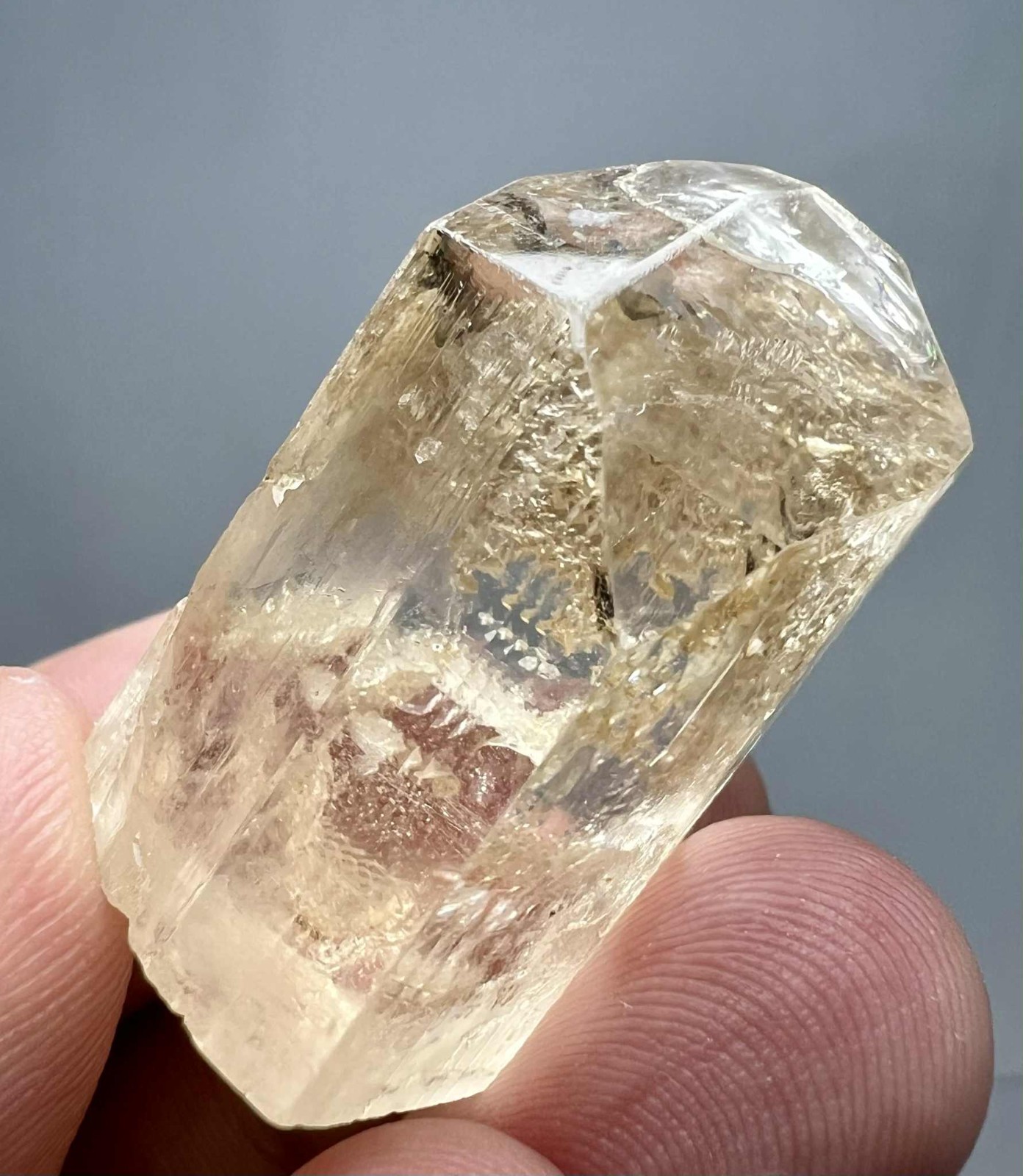 158 Carat Natural !!! Eye Clean Top Honey Color Topaz Huge Crystal @PAK