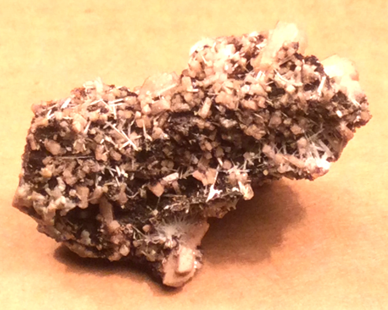Hematite Crystals on Matrix Crystal Mineral Specimen. 29x15mm.20grams.France