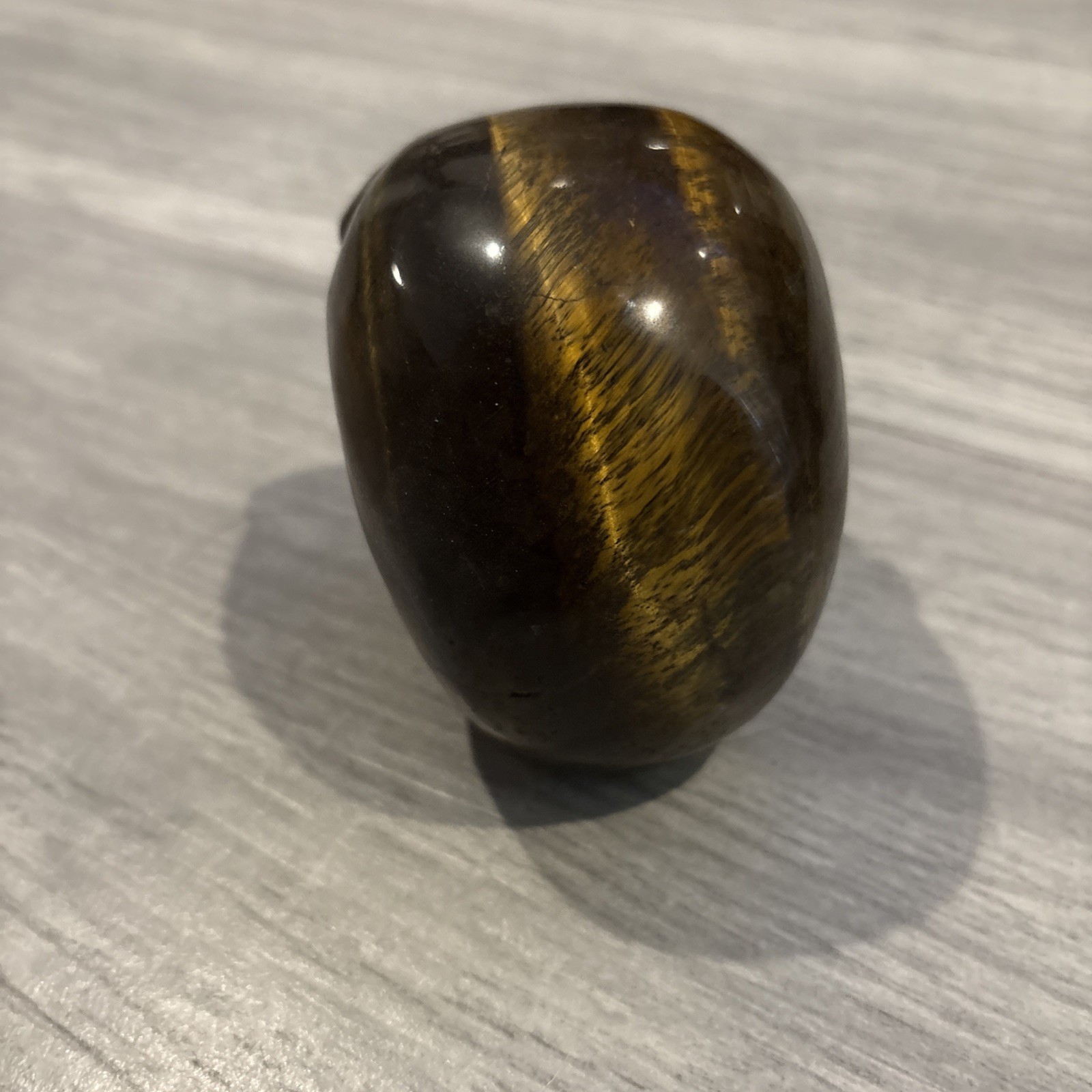 Lot 12 Tiger Iron Eye Items 3”skull , Snake Palm Stone Sphere Egg Chip Bag Flash