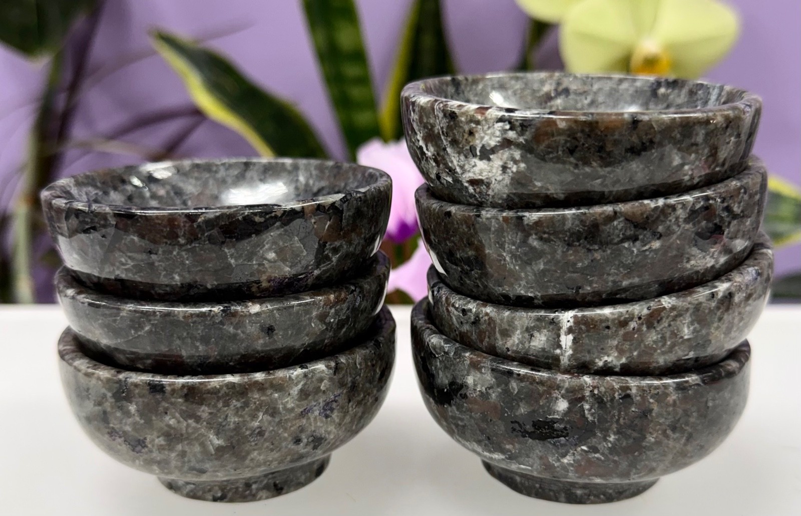 Wholesale 7 Pcs Natural Yooperlite Emberlite Bowls Crystal Healing Energy