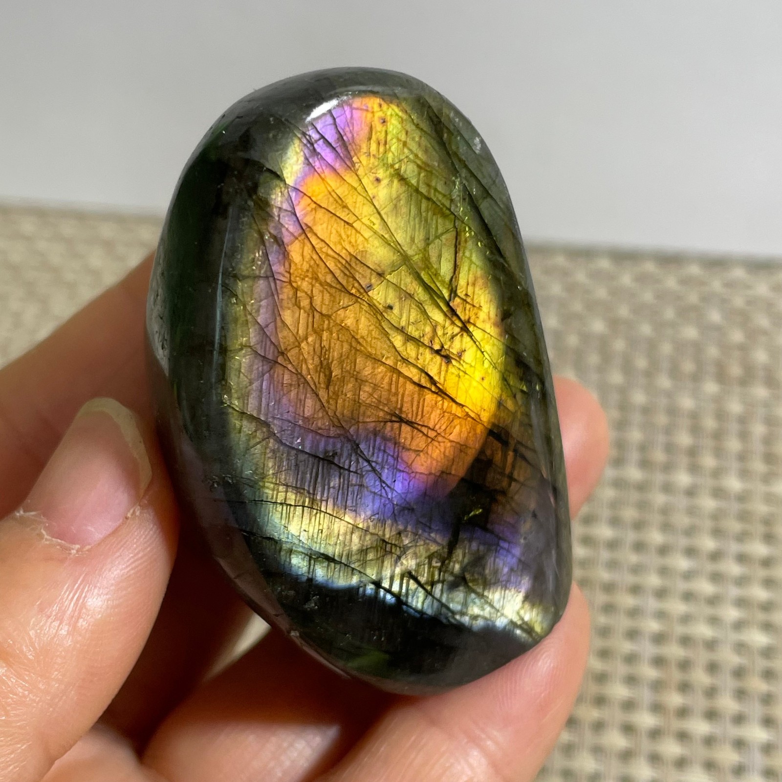 Natural Labradorite Crystal gemstone rough original Specimen 92g
