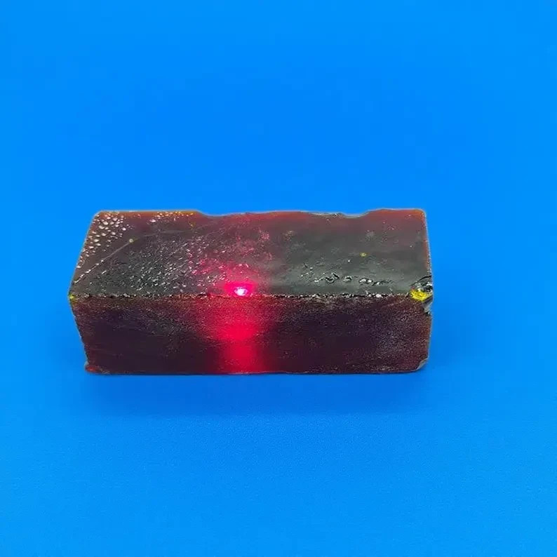 500 ct Red Garnet Nano Crystal Faceting Rough – Ideal for Handmade Jewellery
