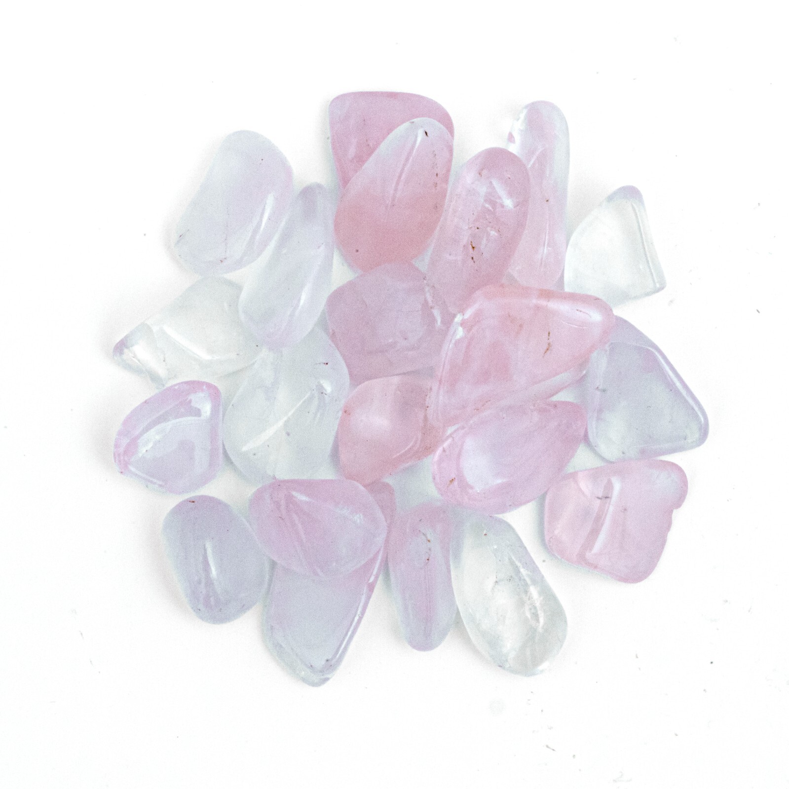 25g Tumbled Pink Girasol Quartz Gemstone Crystals Jewelry Making Gems Craft Rock