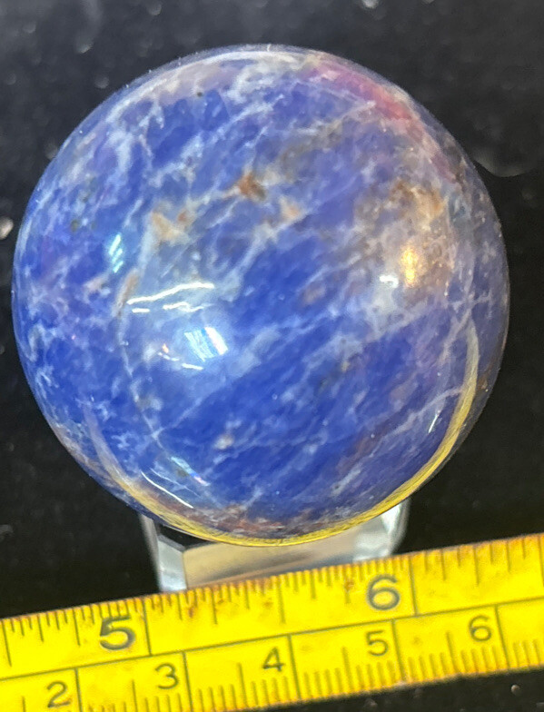 Sodalite 40 mm Sphere With Crystal Stand