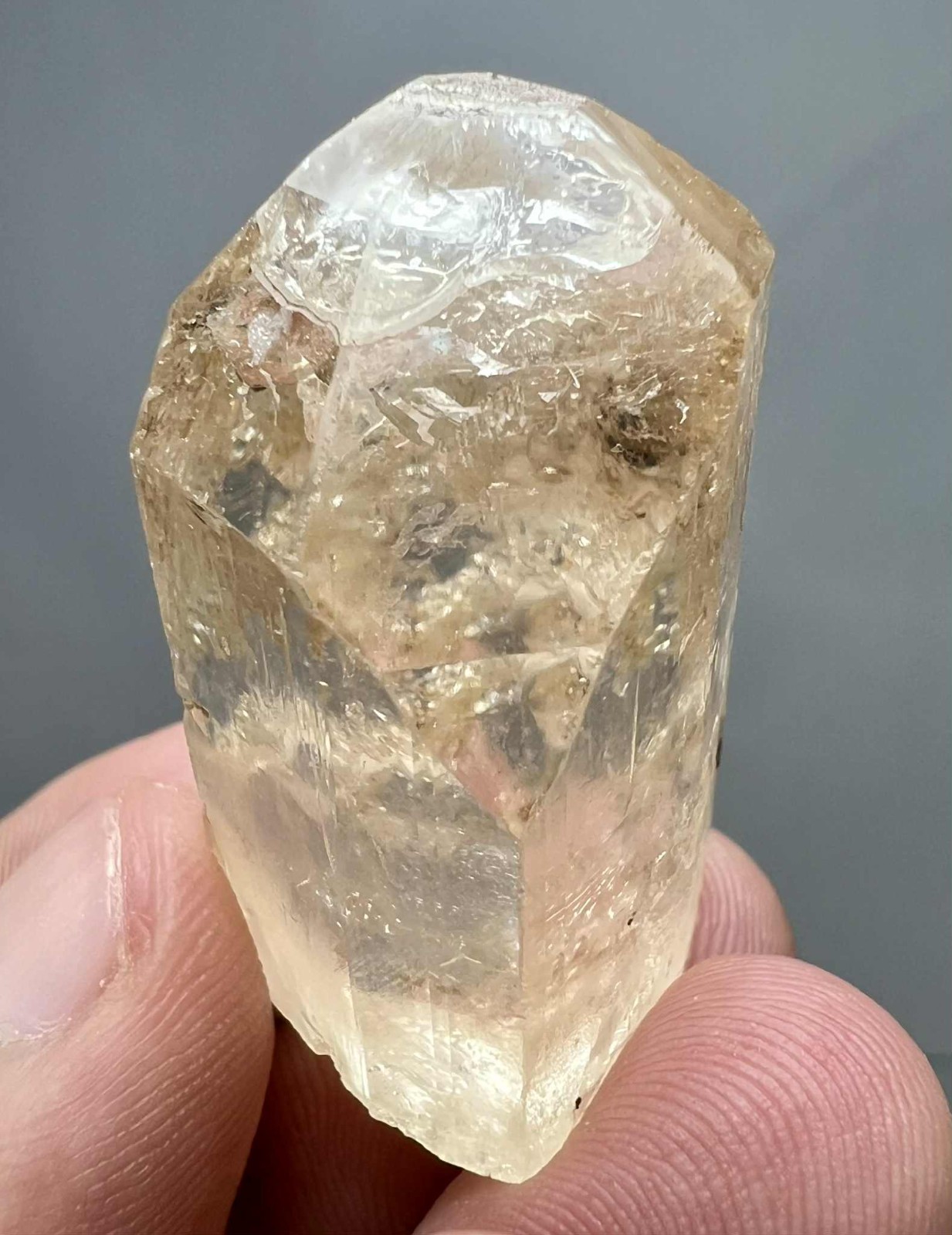 158 Carat Natural !!! Eye Clean Top Honey Color Topaz Huge Crystal @PAK