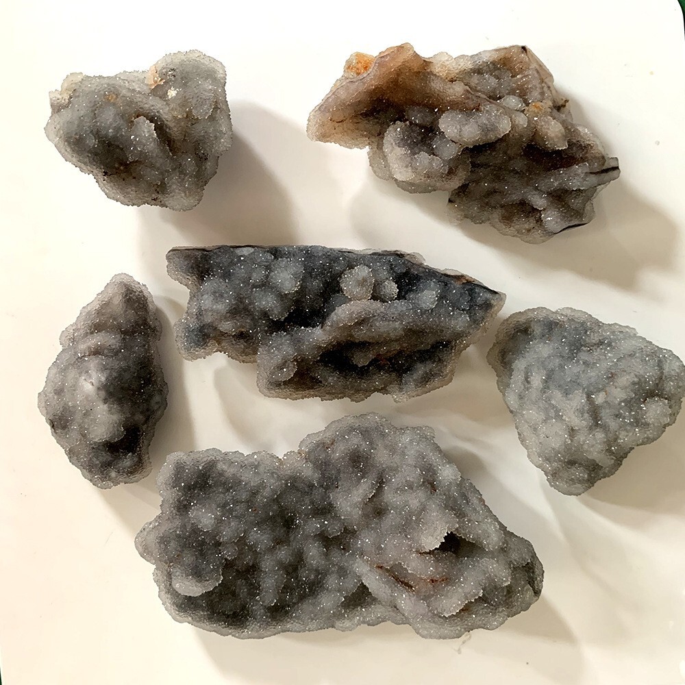 80g+ Natural Black Sphalerite Irregular Healing Crystal Cluster Mineral Specimen
