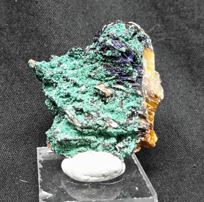 39mm AZURITE with MALACHITE from Mibladen, Khénifra, Morocco