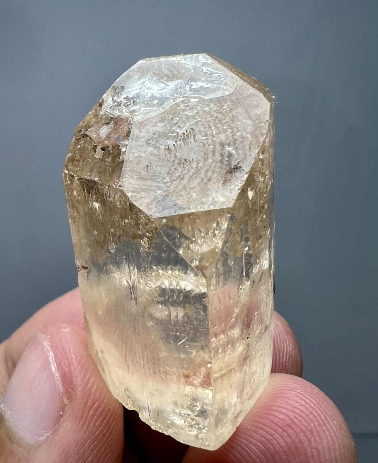 158 Carat Natural !!! Eye Clean Top Honey Color Topaz Huge Crystal @PAK