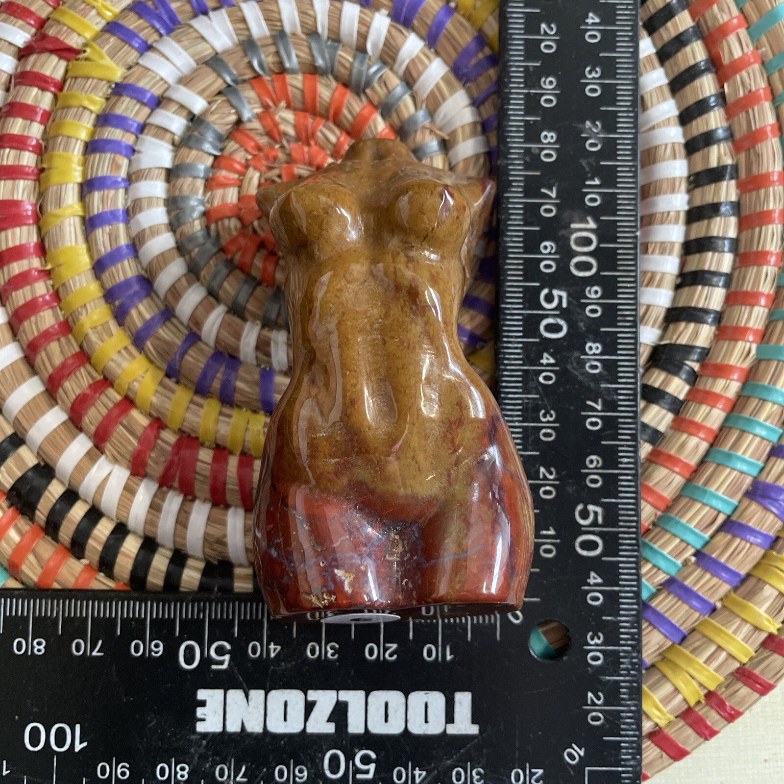 Ocean Jasper Lady Body Crystal Carving – Women Body Goddess Approx 8cm #6