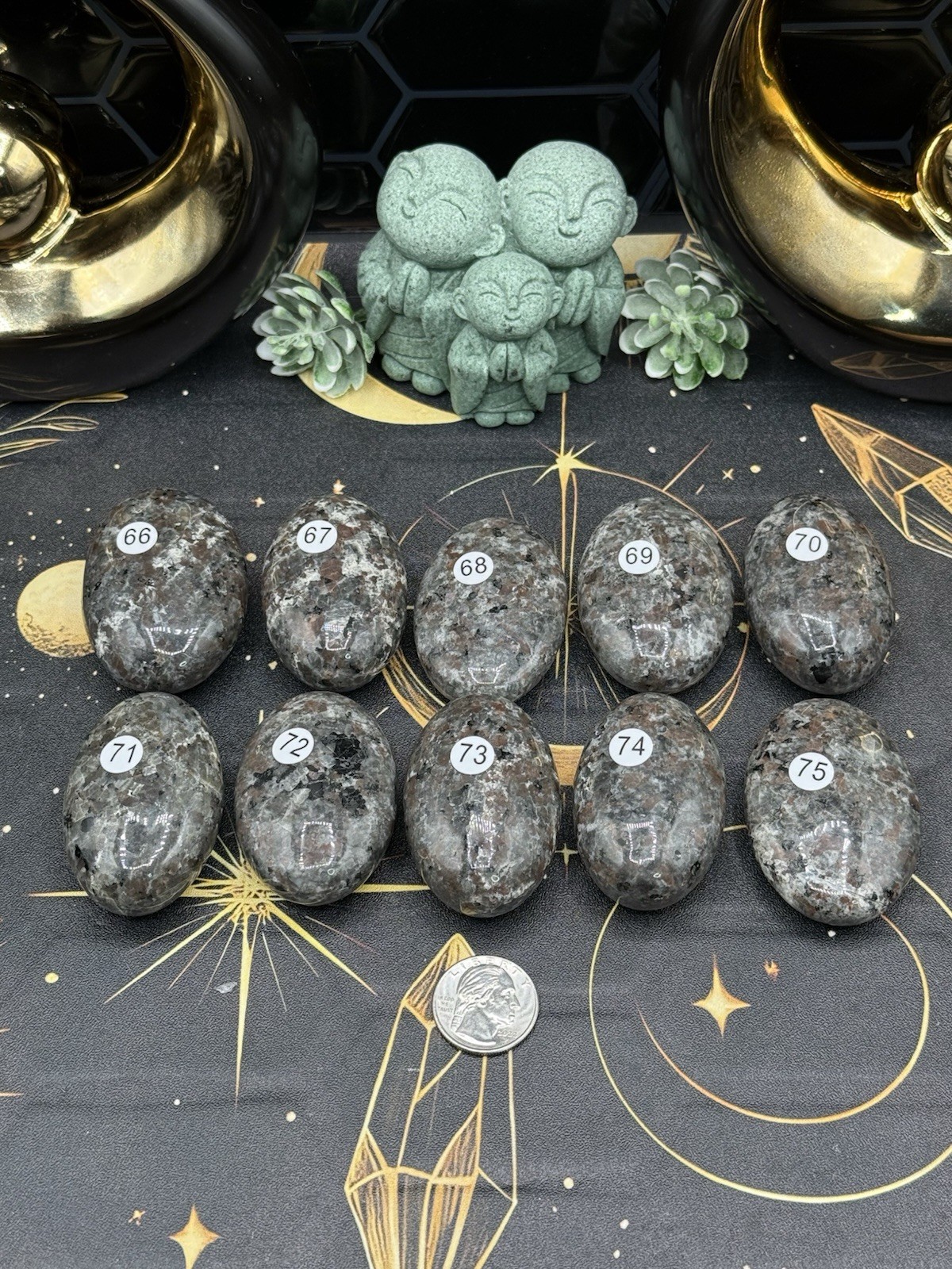 Natural Yooperlite Emberlite Palmstones Uvreactive Free shipping