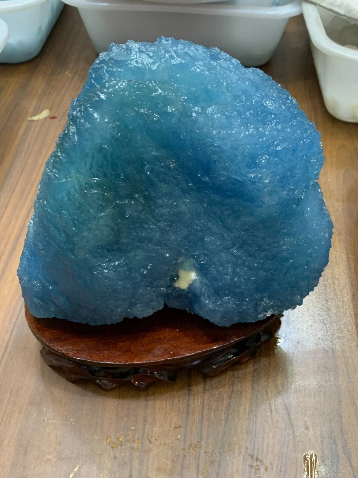 10LB Gem Natural Large block aquamarine Quartz Crystal Mineral Specimen healing