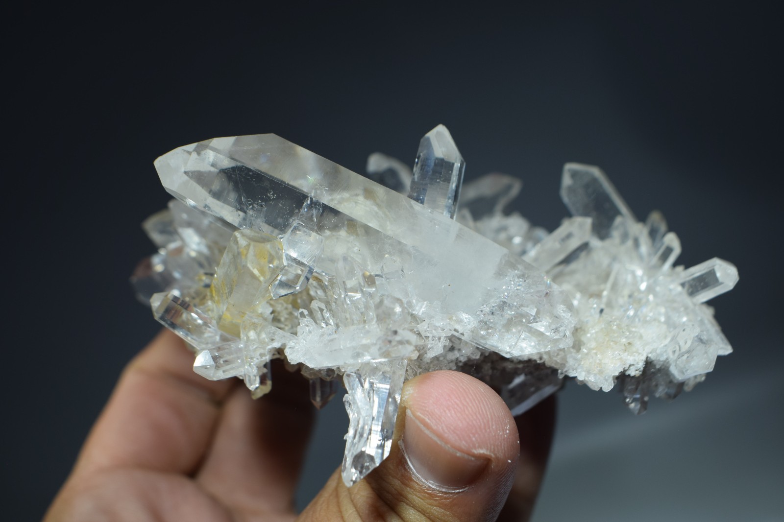 Natural Quartz Crystal Cluster Specimen 230g 88x80x30mm Collector Display