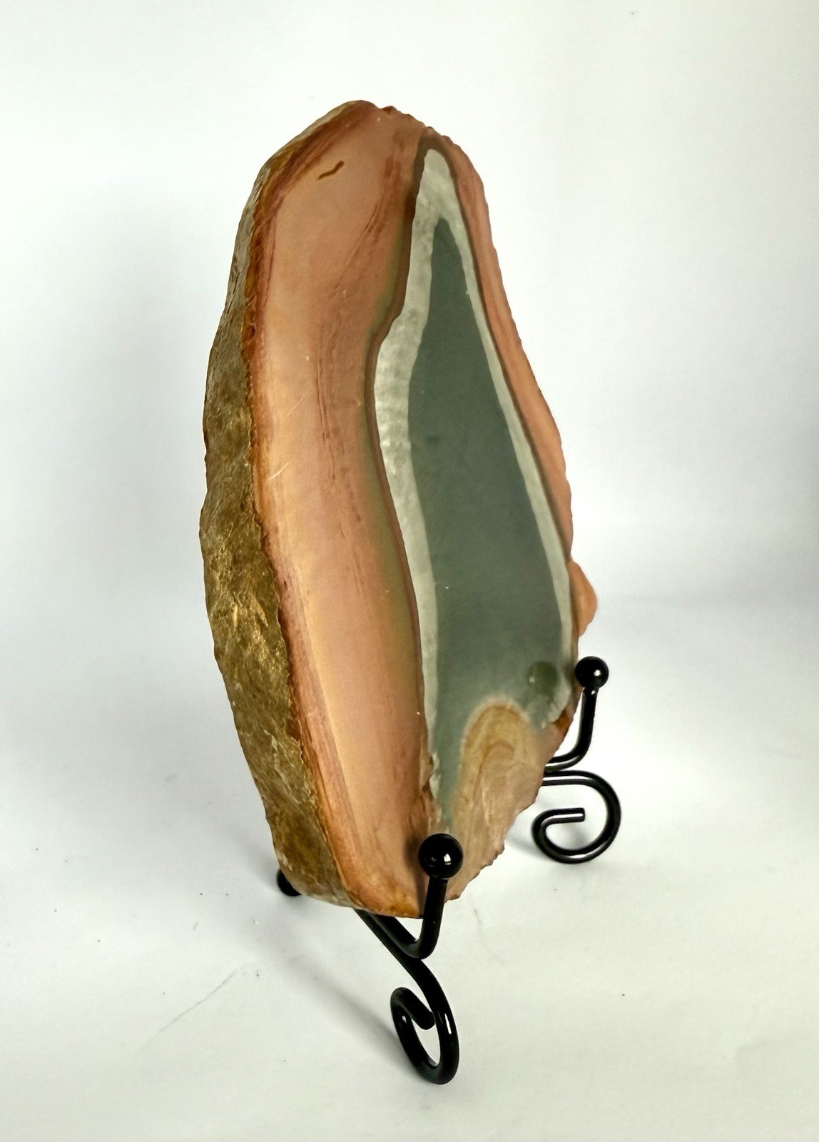 384g Polychrome Crystal Slab With Stand