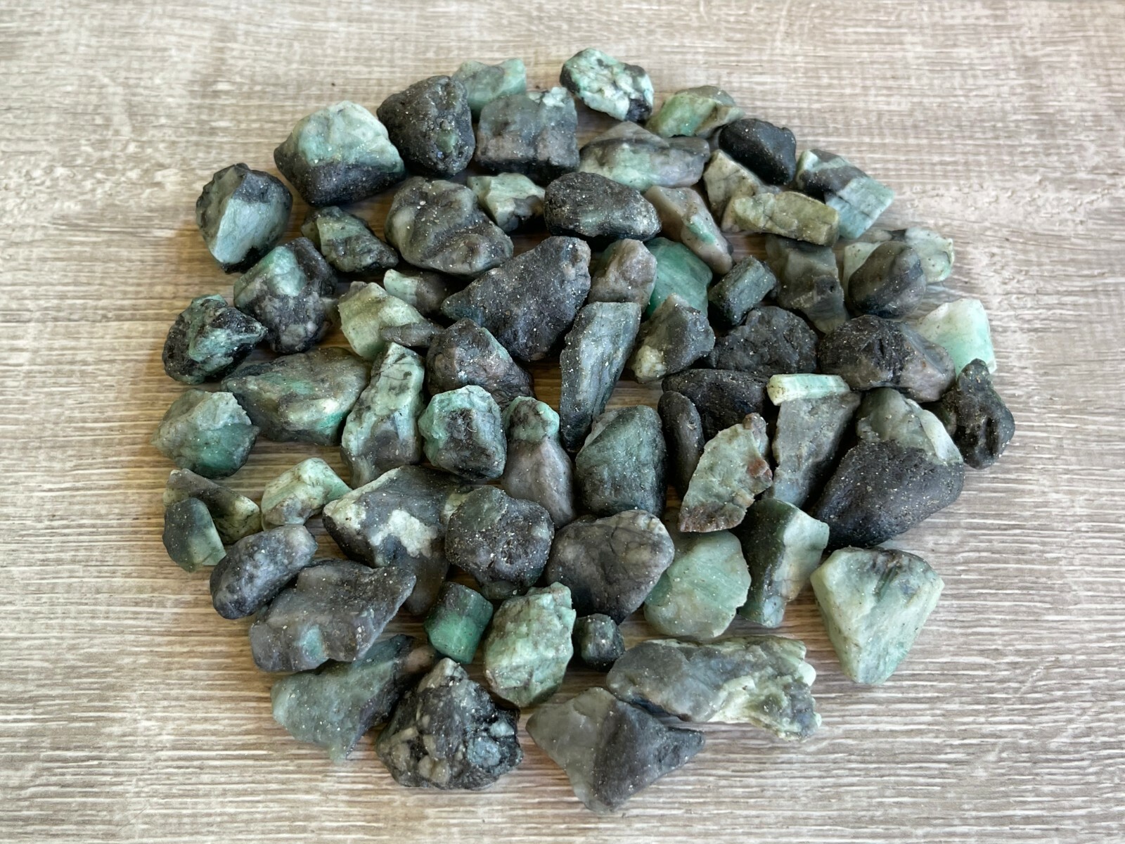 Small Emerald Rough Natural Stones, 0.5″-1.25″ Raw Emerald, Wholesale Bulk Lot