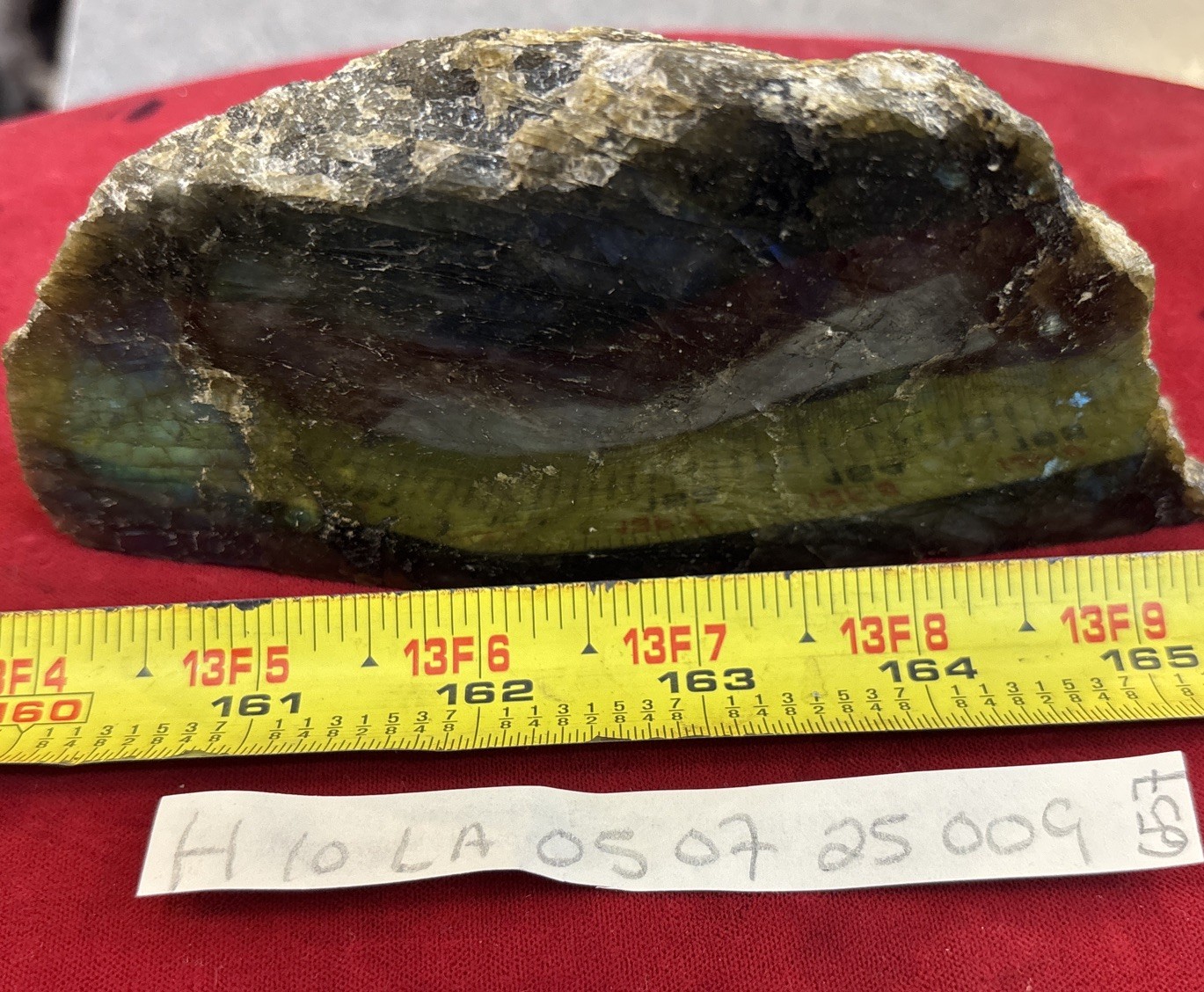 Labradorite Polished Face Madagascar 657 grams