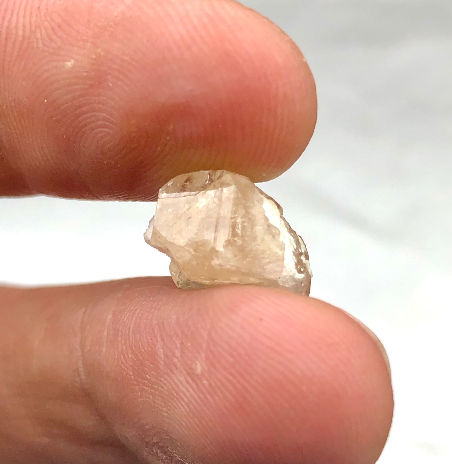 Morganite crystals lot natural mix Color terminated best quality @ skardu 10.00g