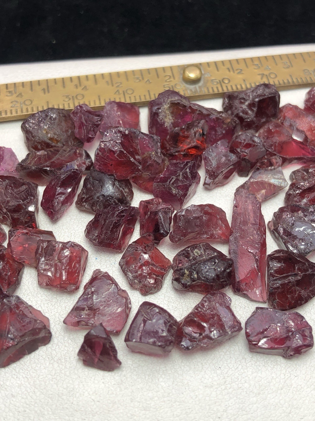 40 Gram / Beautiful Natural Rough Garnet Ready For Fancy Faceted Cutting,