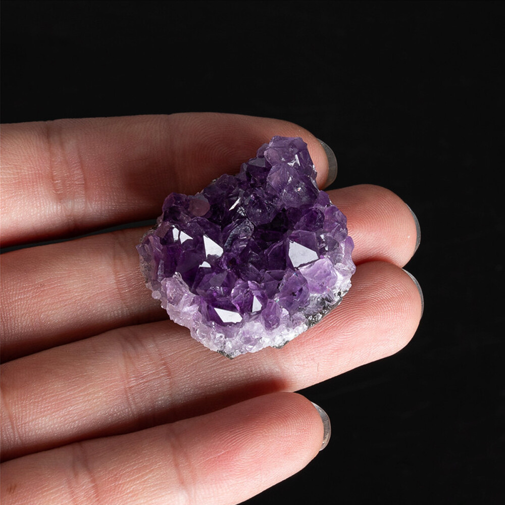 1* Raw Natural Amethyst Quartz Geode Crystal Cluster Healing Specimen-Decoration