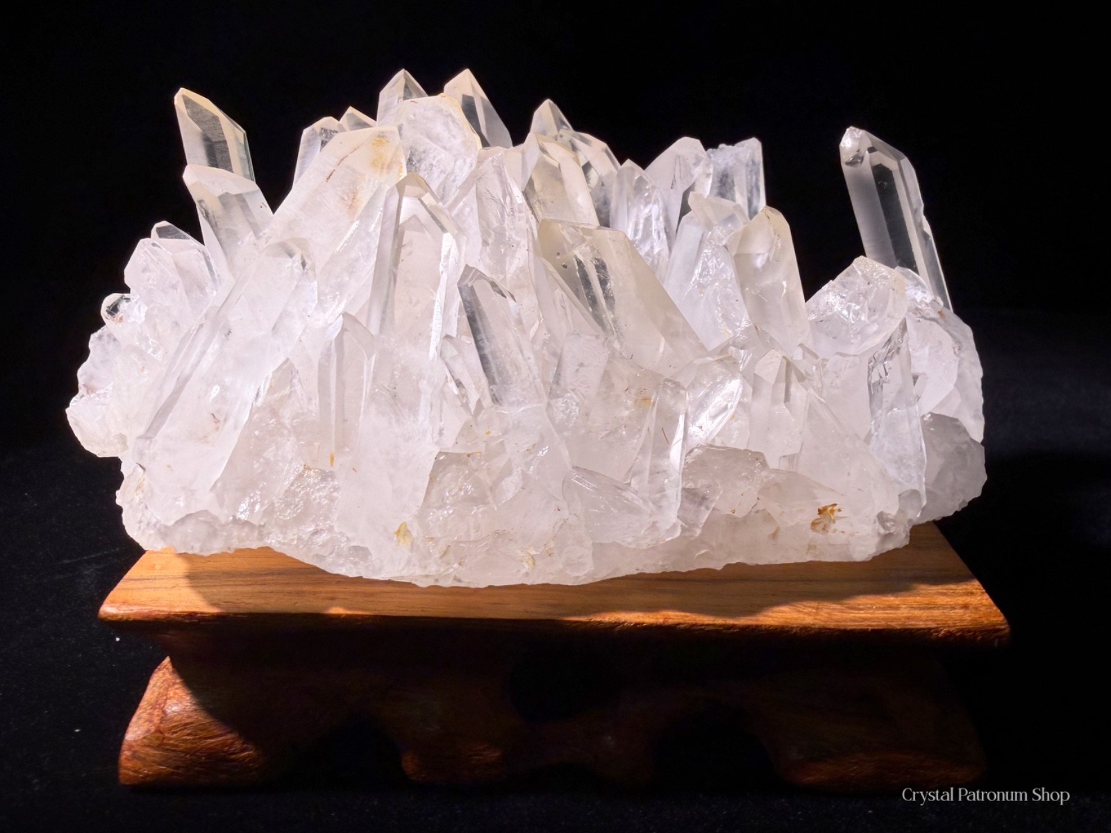 1.2LB Natural Clear White Quartz Crystal Cluster | Multi-Point Specimen