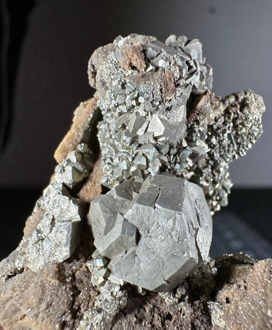 ➤ 1-3/4 Inch PYRITE CRYSTAL CLUSTER Pleasant Ridge Rensselaer Indiana VIDEO➤421