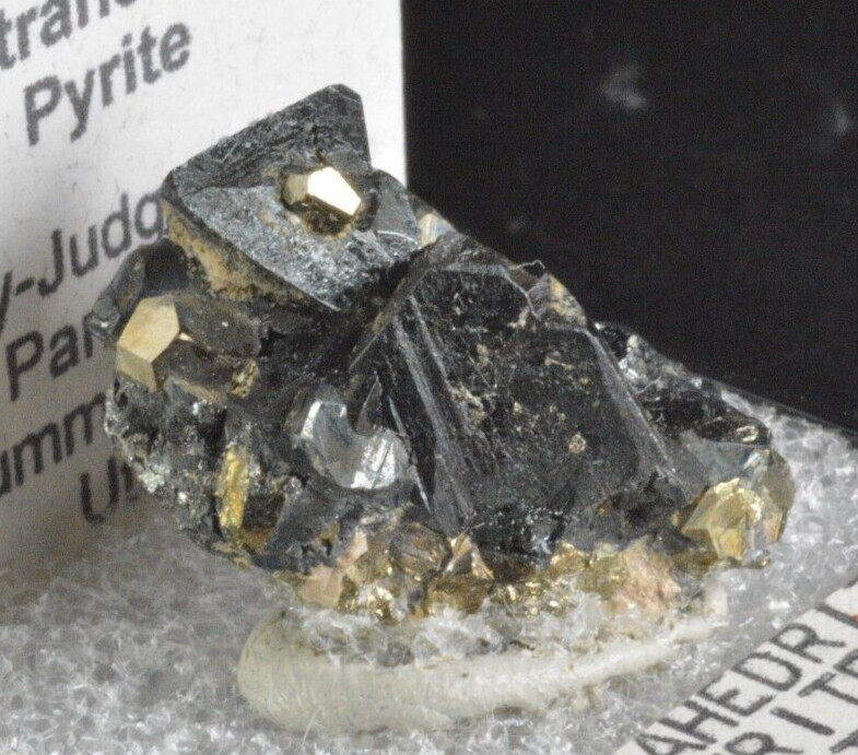 Tetrahedrite, Pyrite, Daly Judge Mine, Park City, Utah, Ex Jim WIlson 20x16x18mm