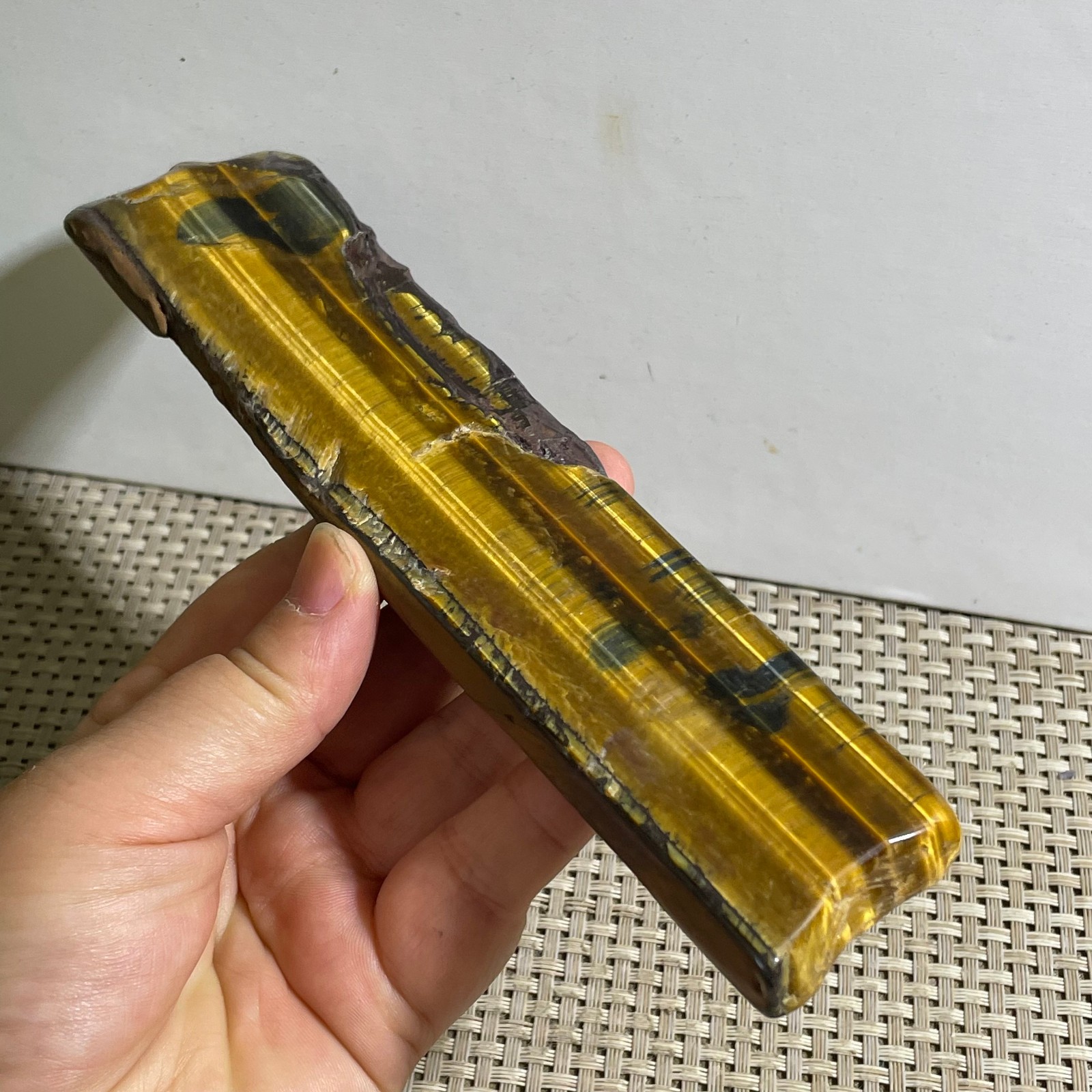 153g Natural tiger’s-eye Rough Raw Stone Rock Specimen Reiki healing