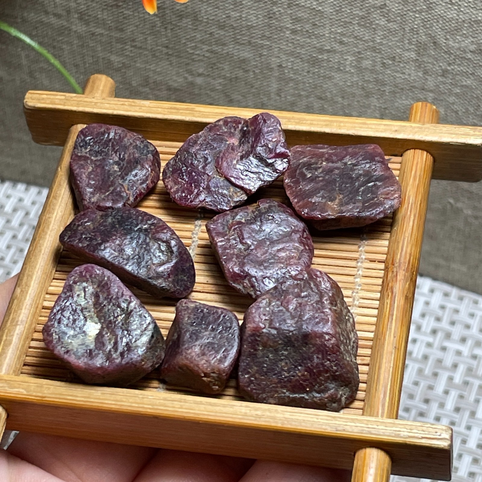 1kg Ruby Corundum stone – Red Sapphire Unprocessed Random shipping