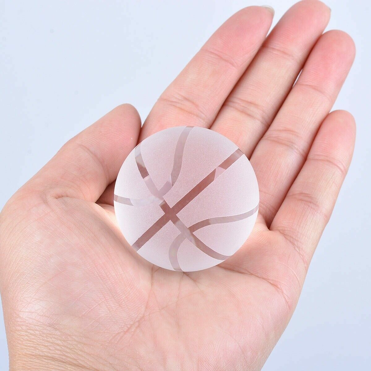 40MM Crystal Glass Ball Basketball Shape For Home Decoration Gems Gift For Kids