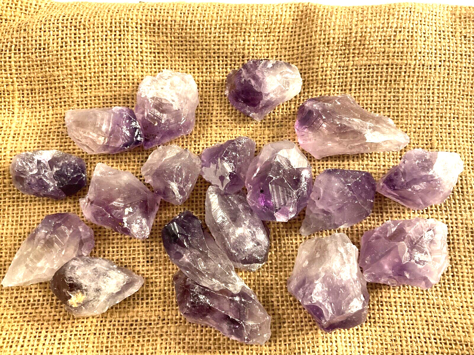 3-5cm Raw Rough Amethyst Stone Mineral Rocks Reiki Healing Energy Crystal