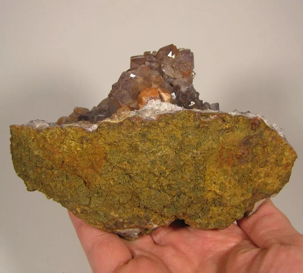 5″ AMETHYST GEODE Crystals Cluster – Morocco – 1.9 lbs.